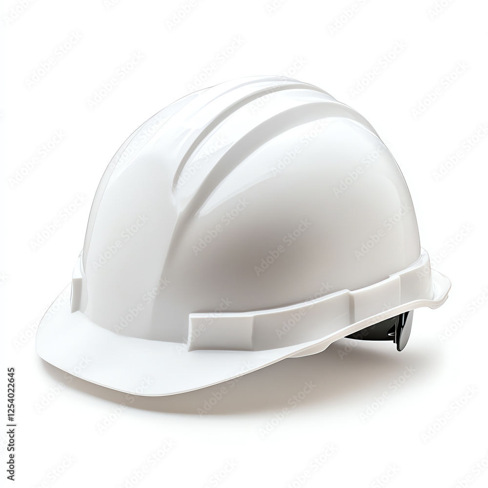 A white hard hat placed on a clean surface, symbolizing safety and protection in construction and industrial settings, essential for workers to ensure their well-being. A white hard hat placed on a clean surface, symbolizing safety and protection in construction and industrial settings, essential for workers to ensure their well-being.