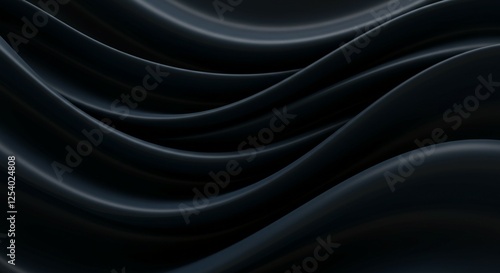 Wallpaper Mural Elegant Layers of Flowing Smooth Fabric – 3D Render Torontodigital.ca