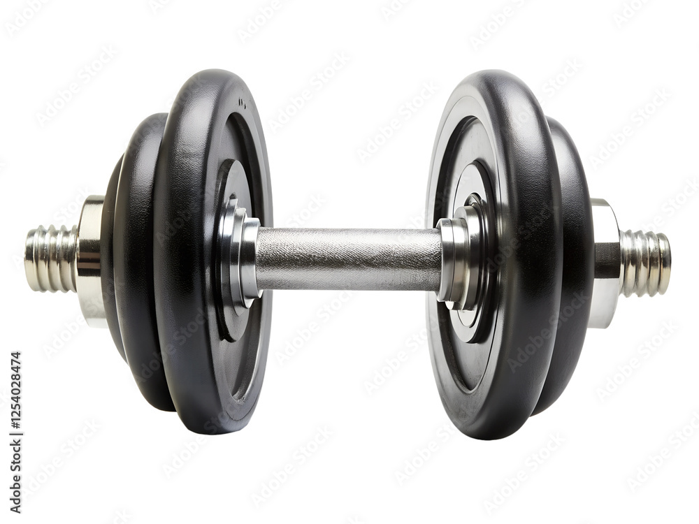 dumbbell isolated on white background dumbbell isolated on white background
