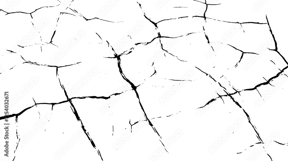 A textured background featuring a pattern of black cracks on a white surface, creating a striking contrast. Ideal for use in design and artistic projects. A textured background featuring a pattern of black cracks on a white surface, creating a striking contrast. Ideal for use in design and artistic projects.