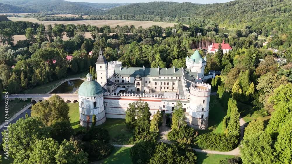 aerial view of the city