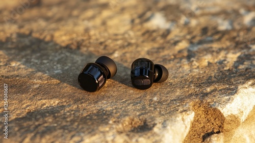 Wireless earphones that enable Bluetooth 5.0 It is appropriate for bilateral calls and guarantees digital sound quality with its DSP digital noise reduction. photo