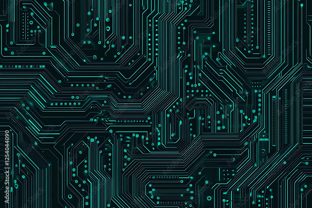 Abstract close-up of a glowing blue digital circuit board, showcasing intricate connections and technological design on a black background.
Abstract close-up of a glowing blue digital circuit board, showcasing intricate connections and technological design on a black background.