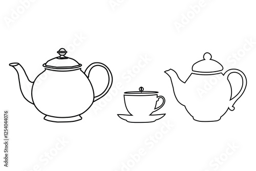 teapot and cup