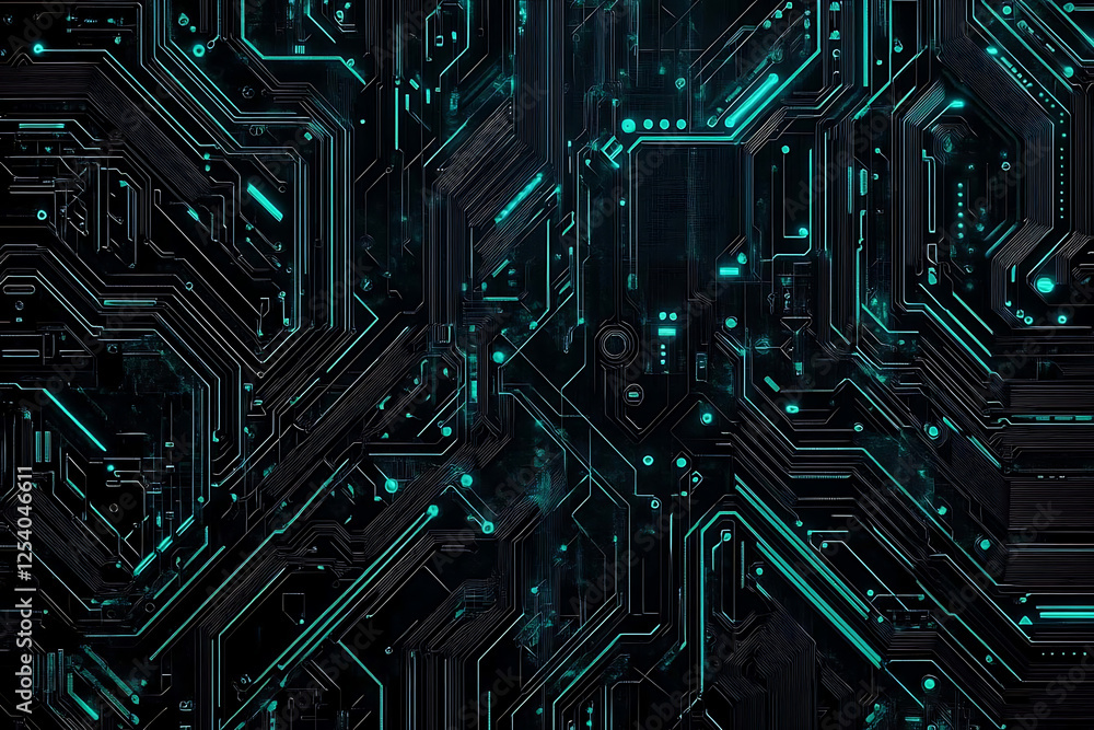 Abstract close-up of a glowing blue digital circuit board, showcasing intricate connections and technological design on a black background.
Abstract close-up of a glowing blue digital circuit board, showcasing intricate connections and technological design on a black background.