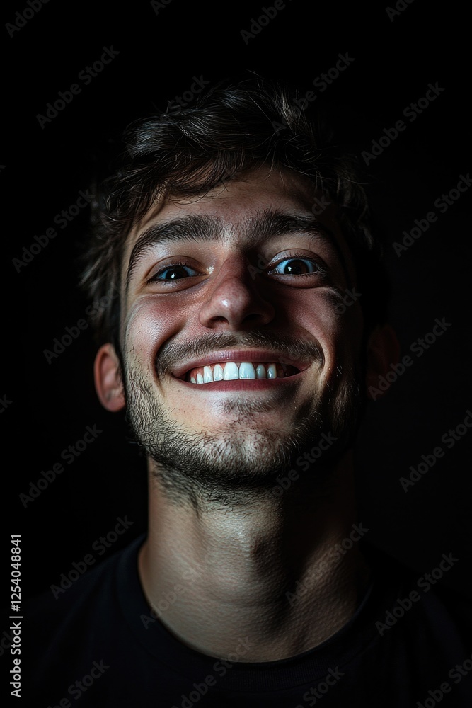 Fototapeta premium Man with happy expression