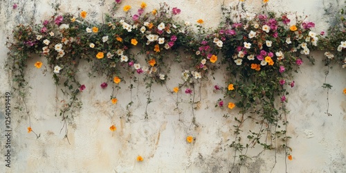Wall-mounted flowers