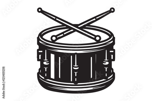 snare drum silhouette