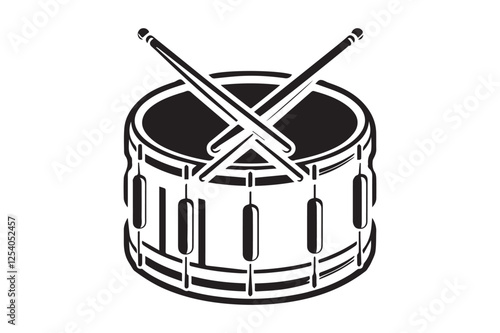 snare drum silhouette