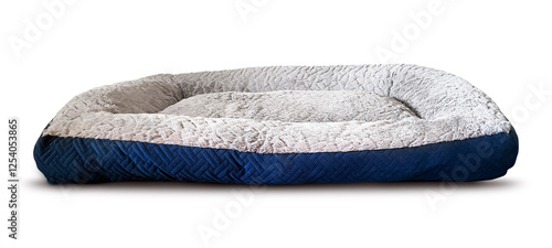 Isolated Empty Dog Bed Cushion
