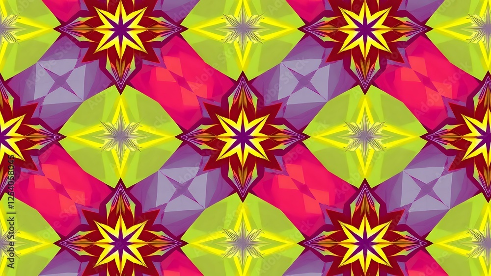 Vibrant Geometric Abstract Design with Dynamic Shapes and Colors Vibrant Geometric Abstract Design with Dynamic Shapes and Colors