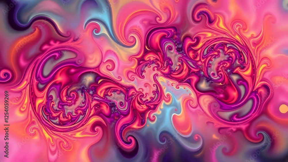 Vibrant Abstract Swirls in Modern Design Vibrant Abstract Swirls in Modern Design