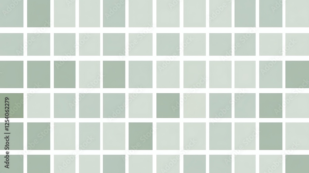 A Grid Of Subtle Green Color Variations A Grid Of Subtle Green Color Variations