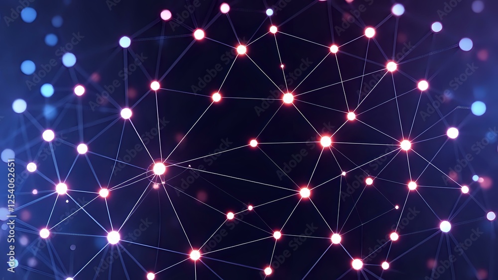 Futuristic Abstract Neural Network with Dynamic Circuitry Futuristic Abstract Neural Network with Dynamic Circuitry