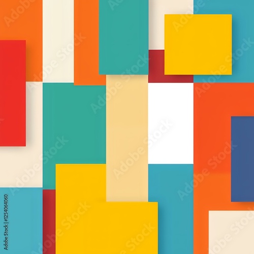 Wallpaper Mural Vibrant Minimalist Abstract Art Design Torontodigital.ca