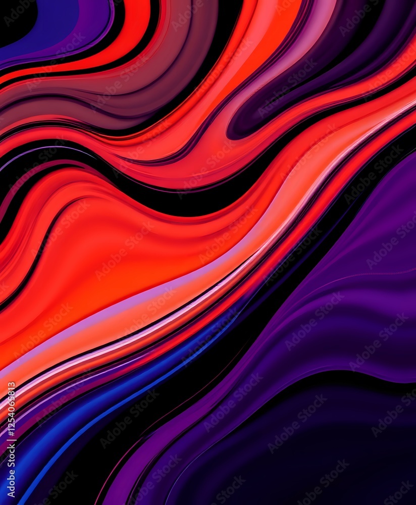 Vibrant Abstract Brushstroke Design with Modern Art Aesthetic Vibrant Abstract Brushstroke Design with Modern Art Aesthetic