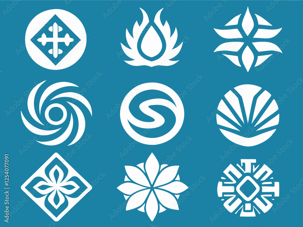 Minimalist Logo Symbol Set Unique Simple Logo Designs Minimalist Logo Symbol Set Unique Simple Logo Designs