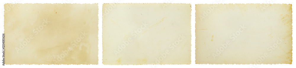 old photo paper, blank empty old paper set, paper texture with yellow aged look for vintage and retro designs old photo paper, blank empty old paper set, paper texture with yellow aged look for vintage and retro designs