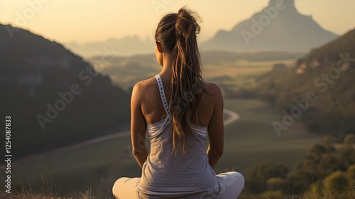 people doing yoga in the nature