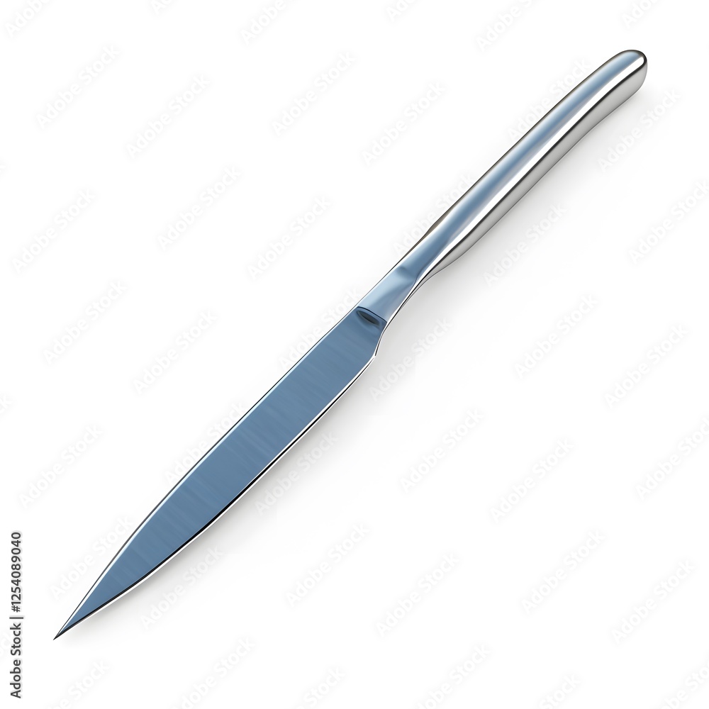 Sharp stainless steel knife with sleek design and polished finish for culinary tasks Sharp stainless steel knife with sleek design and polished finish for culinary tasks