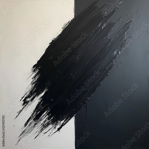 Mysterious Black Stroke, Generate, AI