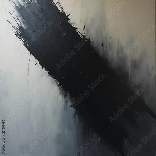 Mysterious Black Stroke, Generate, AI