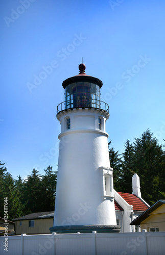 Cylinder Shaped Umpqua Lighthouse photo