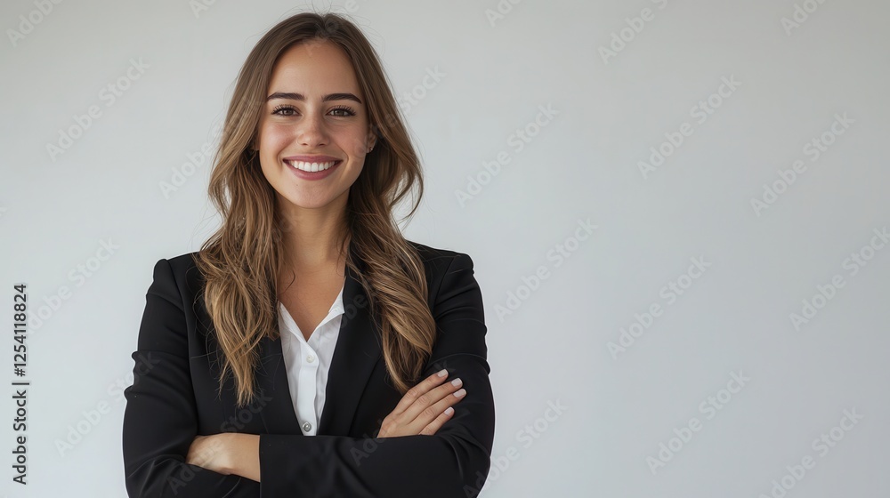 Confident Businesswoman in Professional Attire Confident Businesswoman in Professional Attire