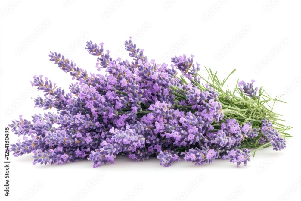 Obraz premium A Bouquet of Fresh Purple Lavender Flowers