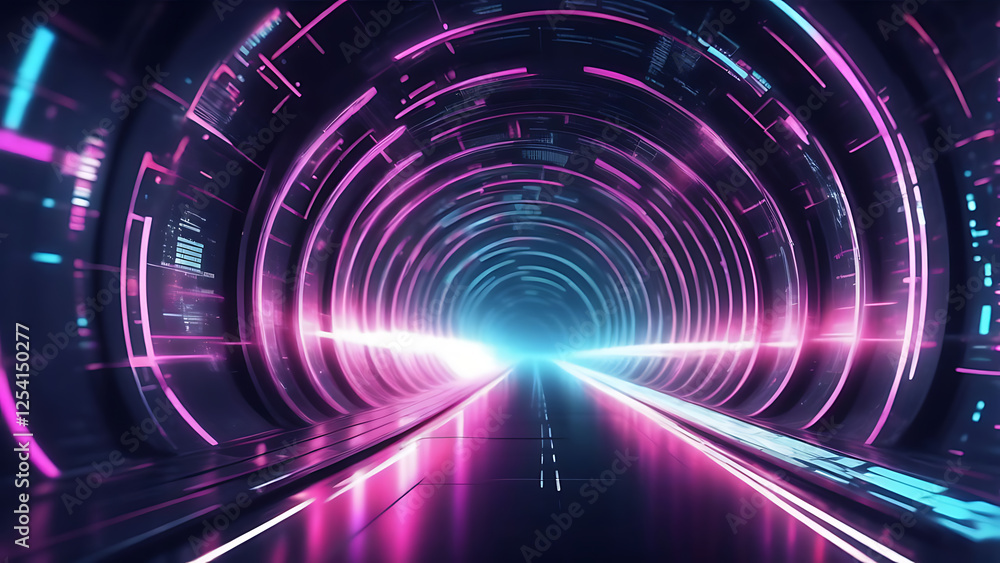 light trails in tunnel light trails in tunnel