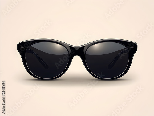 Trendy Black Cat-Eye Sunglasses: Sleek Summer Accessories for UV Protection and Fashionable Urban Style
