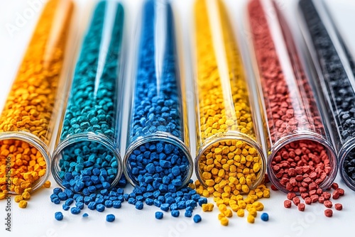 Polymeric dye, a colorant for plastics, also serves as a pigment in granules