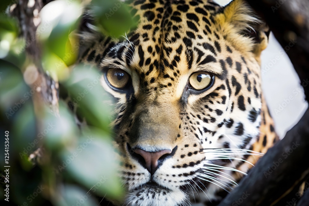 Obraz premium close up of a leopard