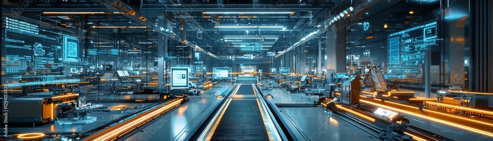 High-Speed AI-Powered Sorting System in a Modern Automation Facility Environment High-Speed AI-Powered Sorting System in a Modern Automation Facility Environment