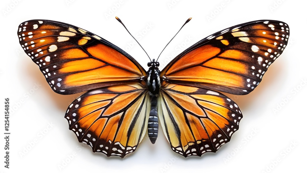Fototapeta premium Monarch Butterfly Dorsal View