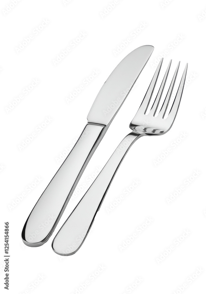 Fork and knife isolated on white background Fork and knife isolated on white background