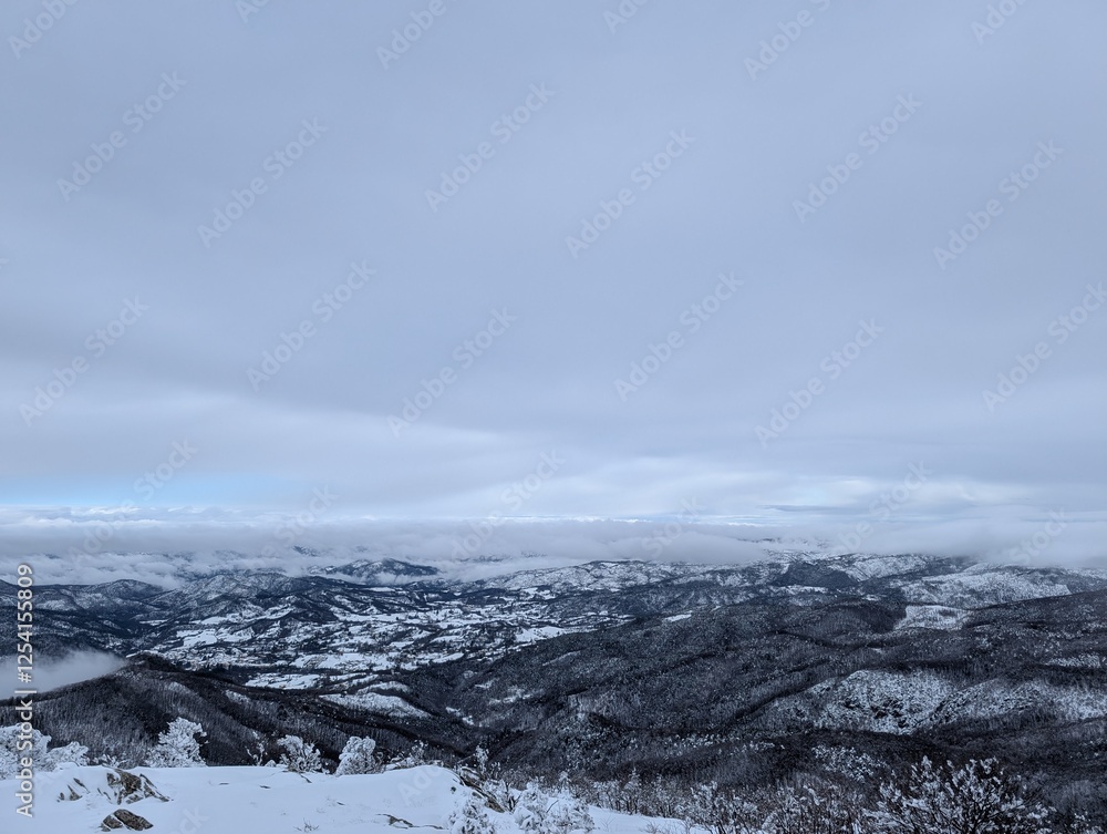 Fototapeta premium snow covered mountains