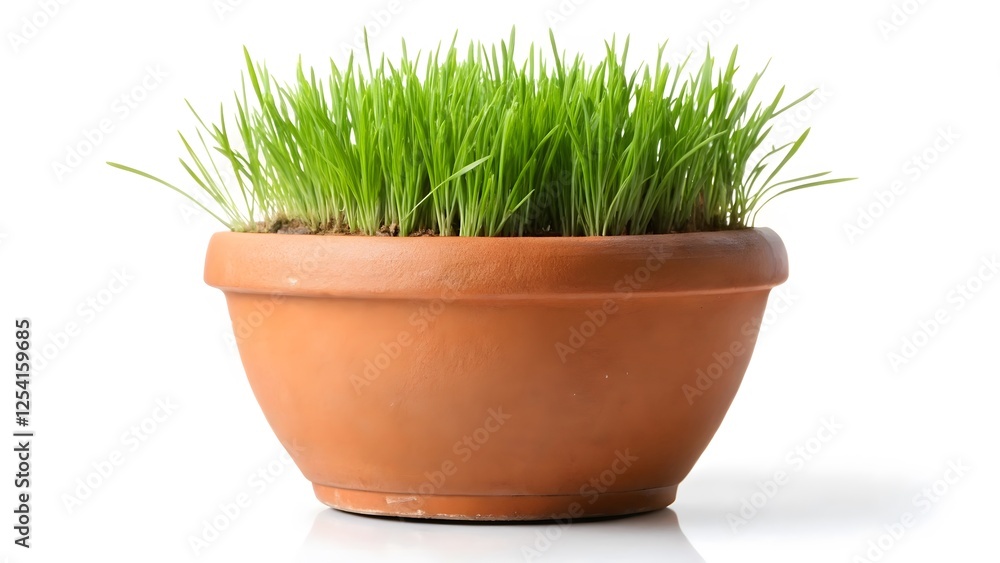 Fototapeta premium Potted Wheatgrass