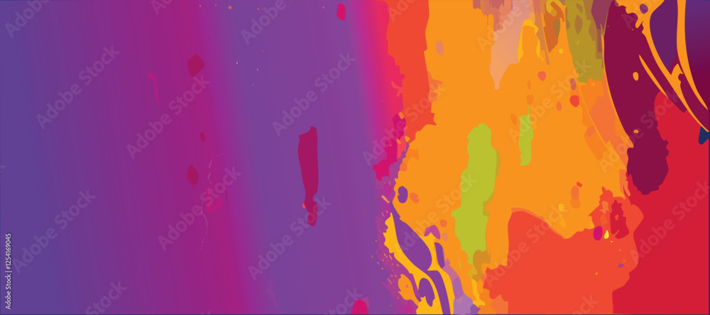 Obraz premium Simple abstract watercolor background, colorful vector wallpaper design