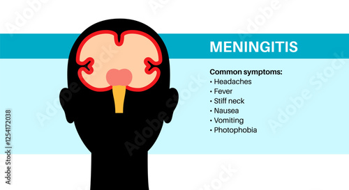 Meningitis medical poster