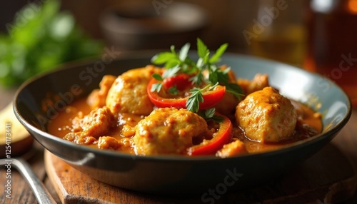 Cape Malay Curry with Chicken and Aromatic Spices - Vibrant South African Cuisine