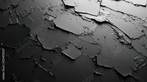 Abstract shattered dark surface texture photo