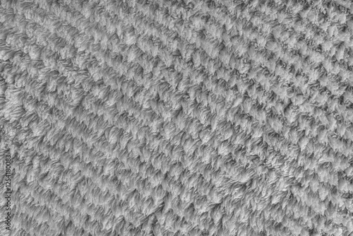 Wallpaper Mural Terry cloth, diagonal striped pattern gray towel texture background. Soft fluffy textile bath or microfiber beach towel material. Top view, close up, macro. Torontodigital.ca
