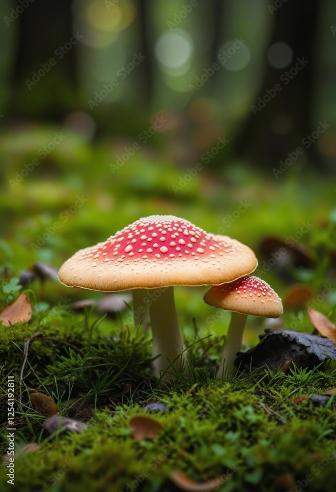 Fototapeta premium Enchanted Fungal Terrain