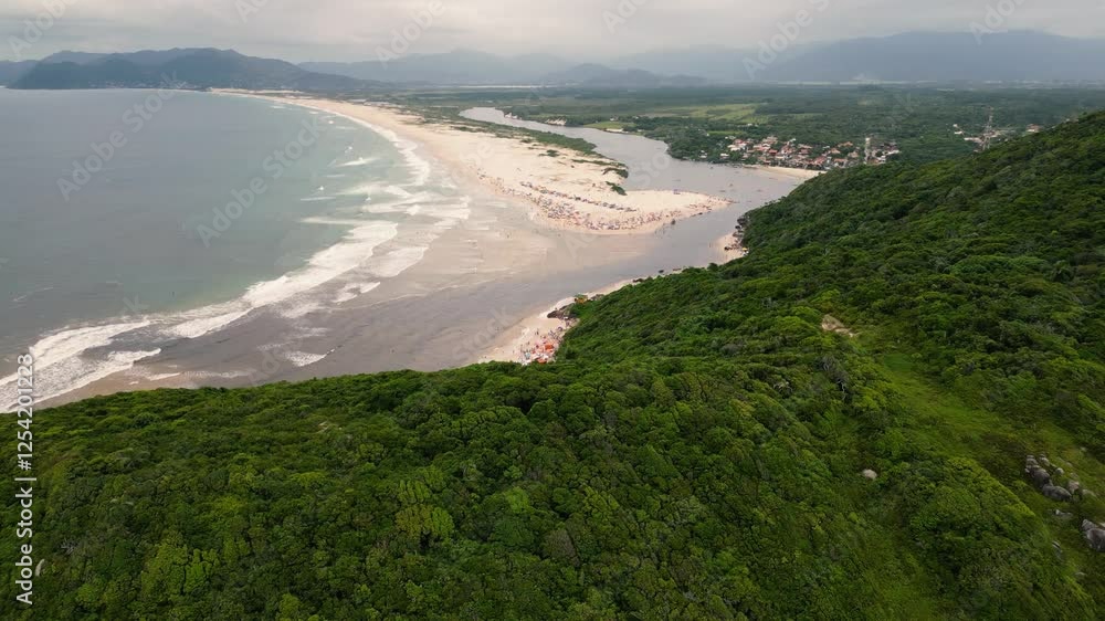 Aerial view of the beach Aerial view of the beach
