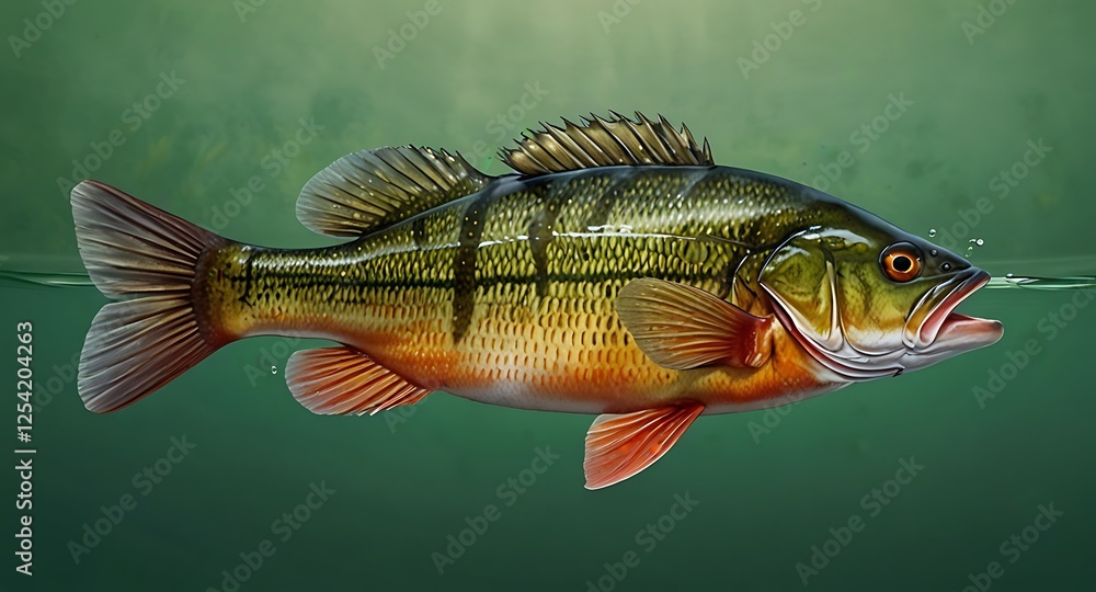 Fototapeta premium fish on the hook