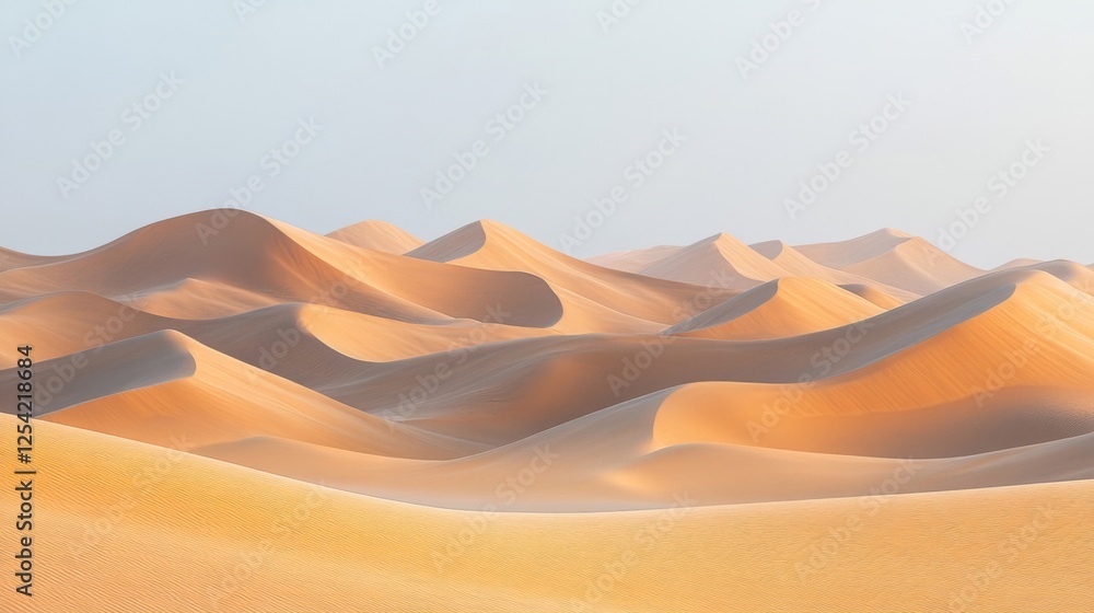 Pixelated Desert Landscape At Sunrise Pixelated Desert Landscape At Sunrise