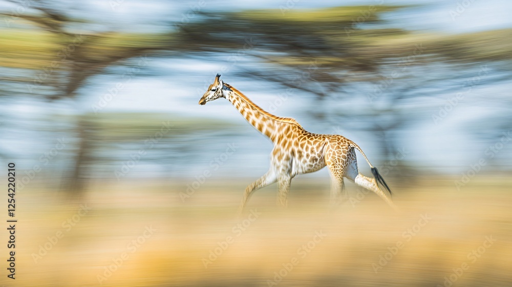 Fototapeta premium giraffe in the wild