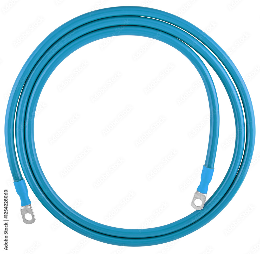 Power cable with battery terminals. Power cable with battery terminals.