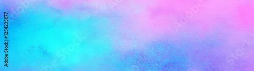 Panel kuchenny z motywem Light purple pink blue teal abstract watercolor pattern. Colorful art background with space for design. Web banner. Wide.